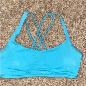 Light blue lululemon bra size 6